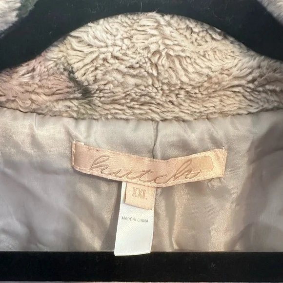 Anthropologie Hutch Florita Faux Fur Jacket Size XXL - Picture 6 of 6
